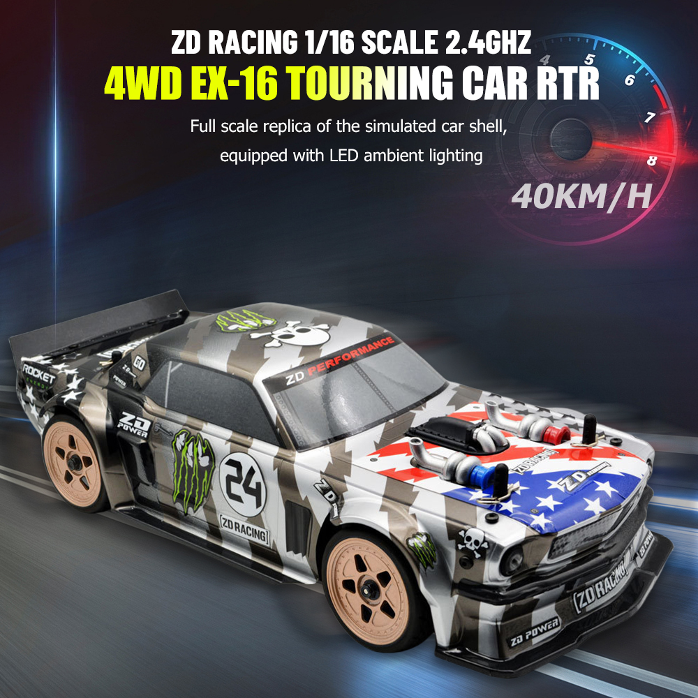 ZD Racing EX-16 1/16 Brushless - Home Automation Tutorial recension och pris