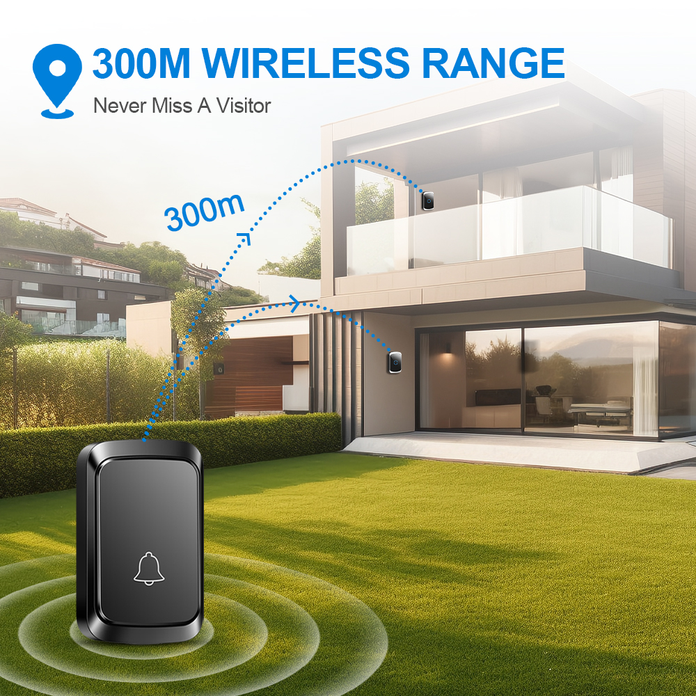 Smart Wireless Doorbell Door C - Smart Home Automation Diy recension och pris