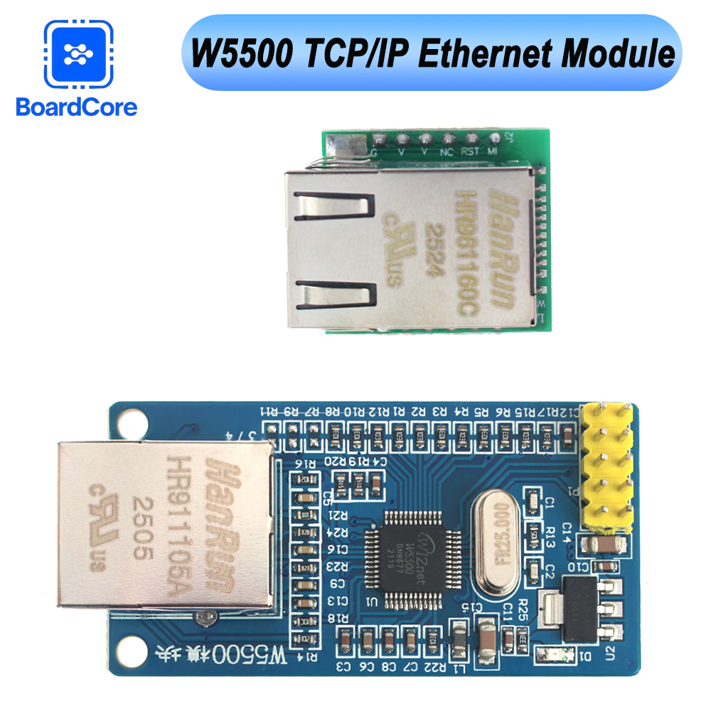 1PC 3.3V W5500 Chip New SPI to - Ethernet Module W5500 recension och pris
