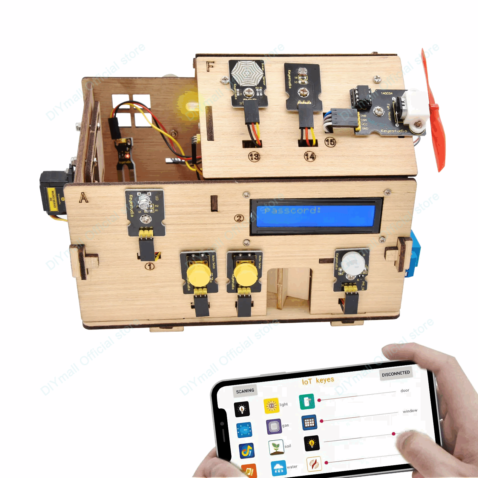 Keyestudio Smart IoT Home Kit  - Smart Home Automation Diy recension och pris