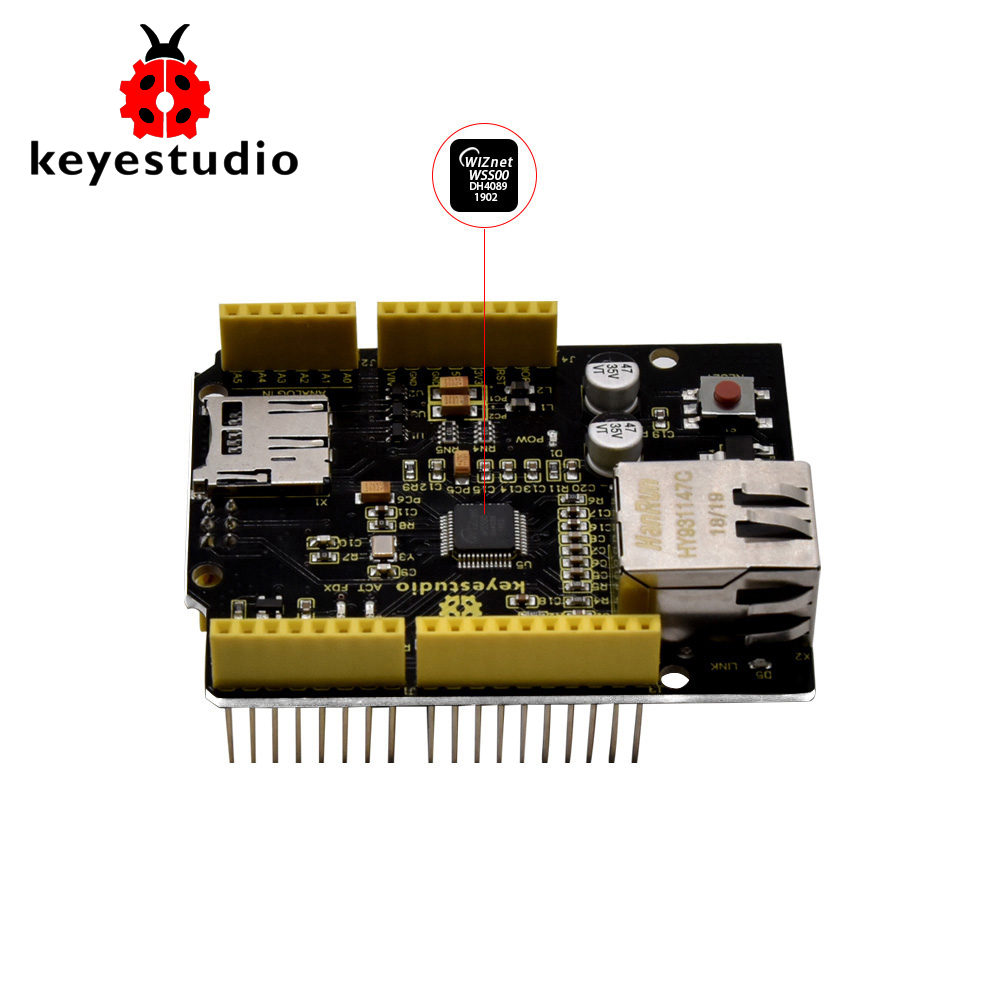 Keyestudio W5500 Ethernet Shie - Ethernet Module W5500 recension och pris