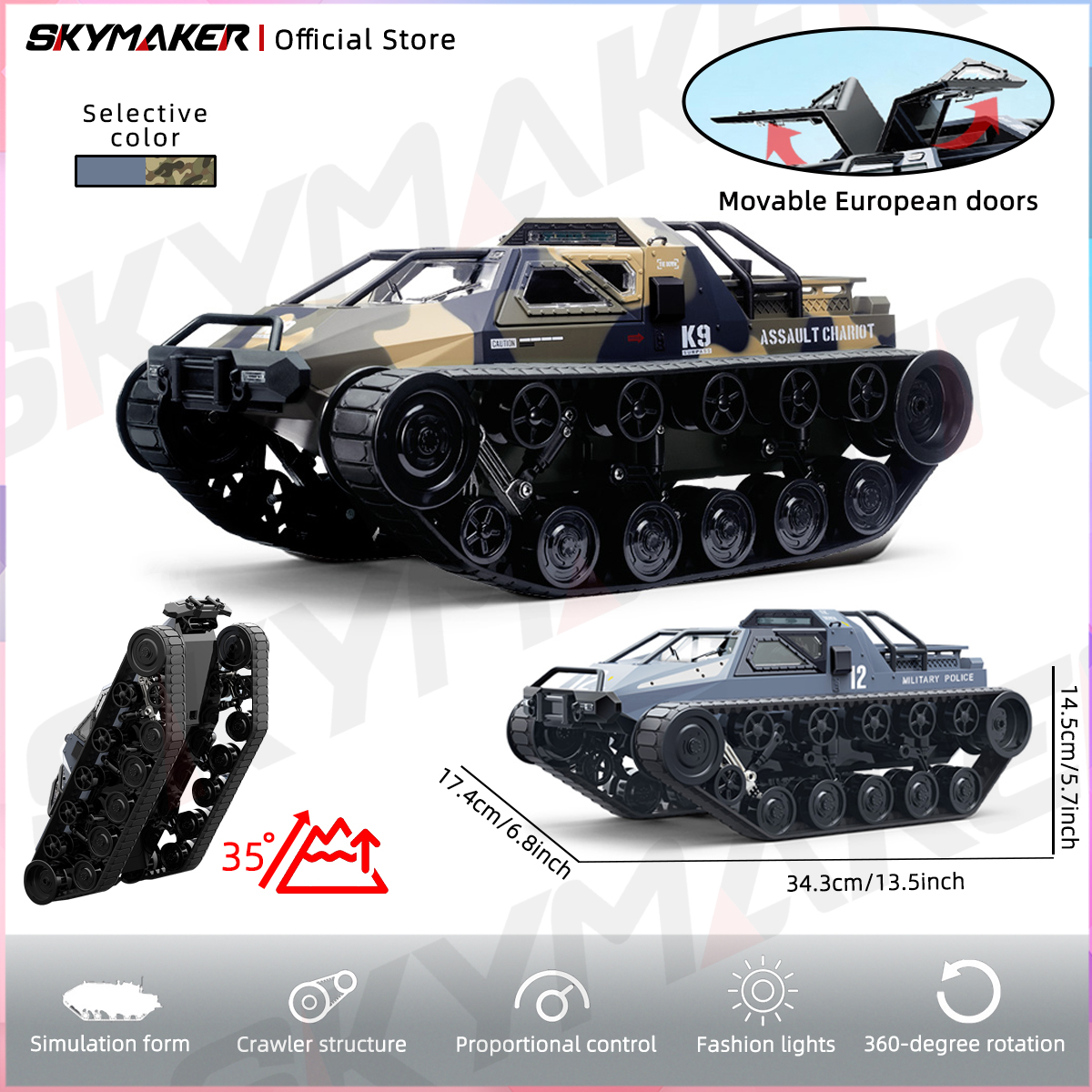 JJRC C8812 Max Tracked Tank Mo - Home Automation Tutorial recension och pris