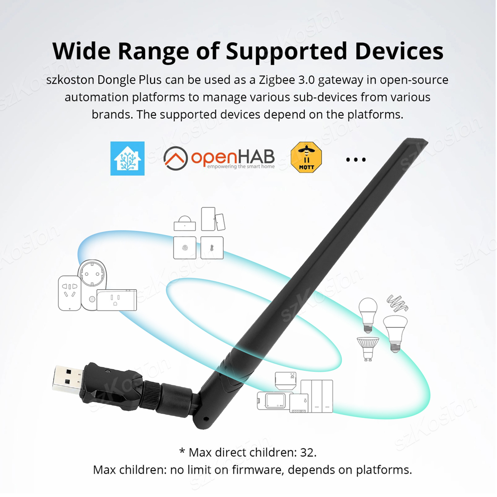 Zigbee USB Dongle Plus-E Gatew - Zigbee Coordinator Stick recension och pris