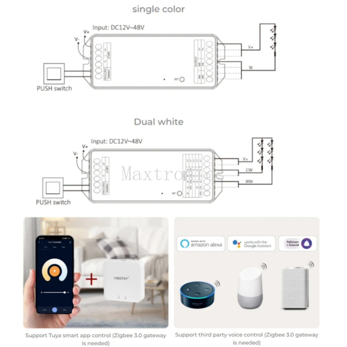 Miboxer DC12~48V Zigbee3.0 +2. - Zigbee Coordinator Stick recension och pris