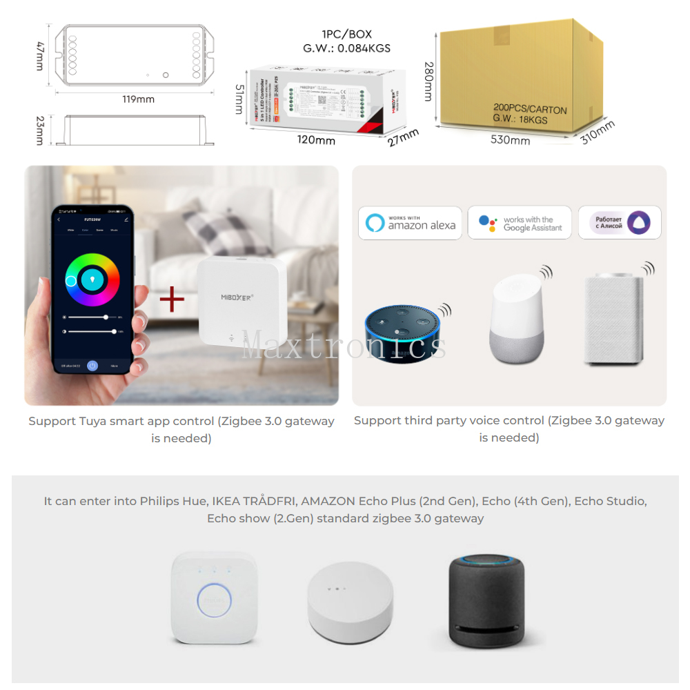 Miboxer DC12~48V Zigbee3.0 +2. - Zigbee Coordinator Stick recension och pris