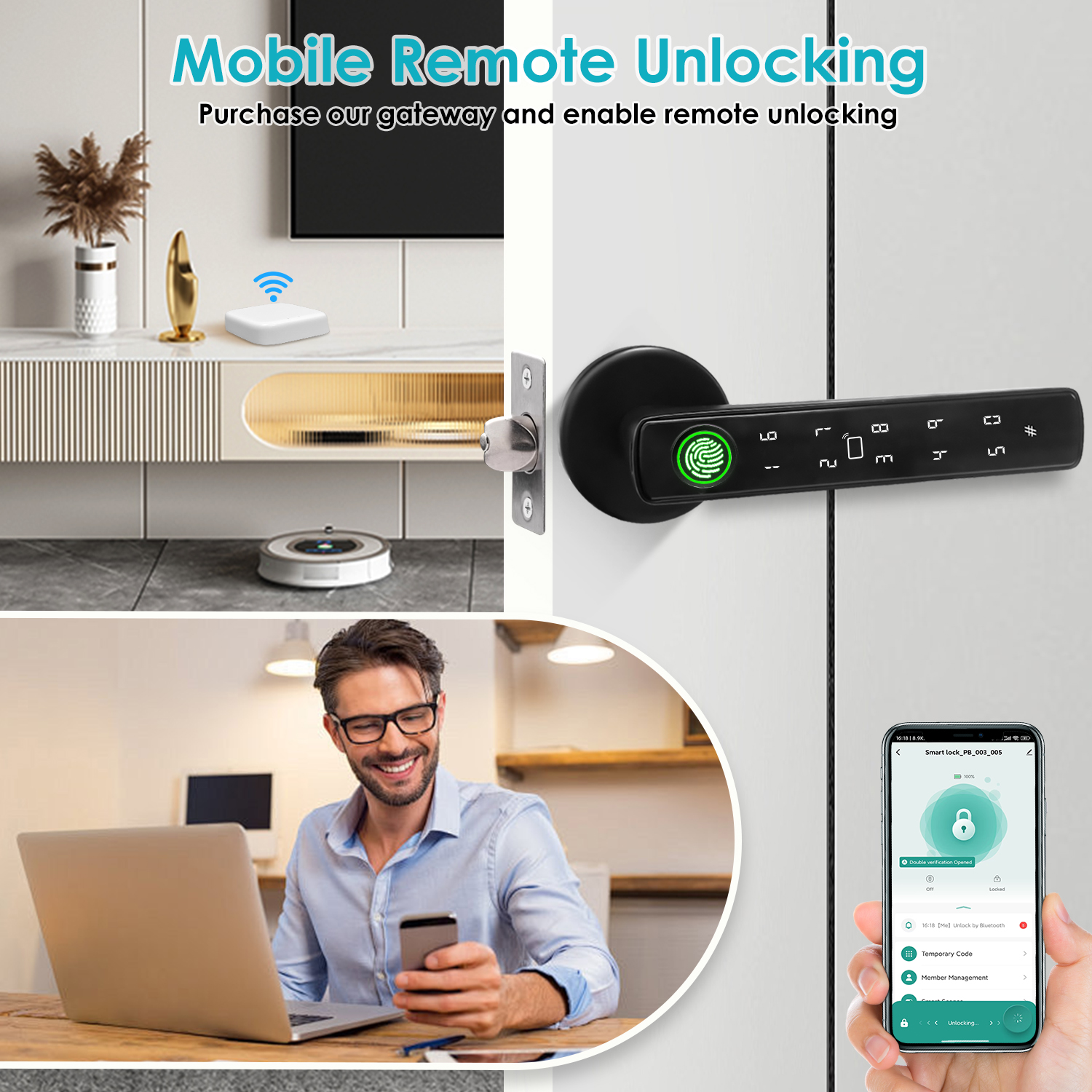 Tuya Smart Bluetooth Door Lock - Home Automation Tutorial recension och pris