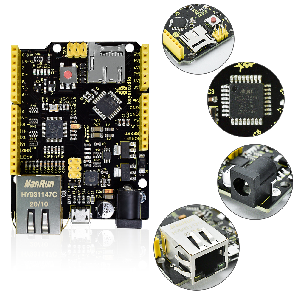 Keyestudio W5500 ETHERNET DEVE - Ethernet Module W5500 recension och pris