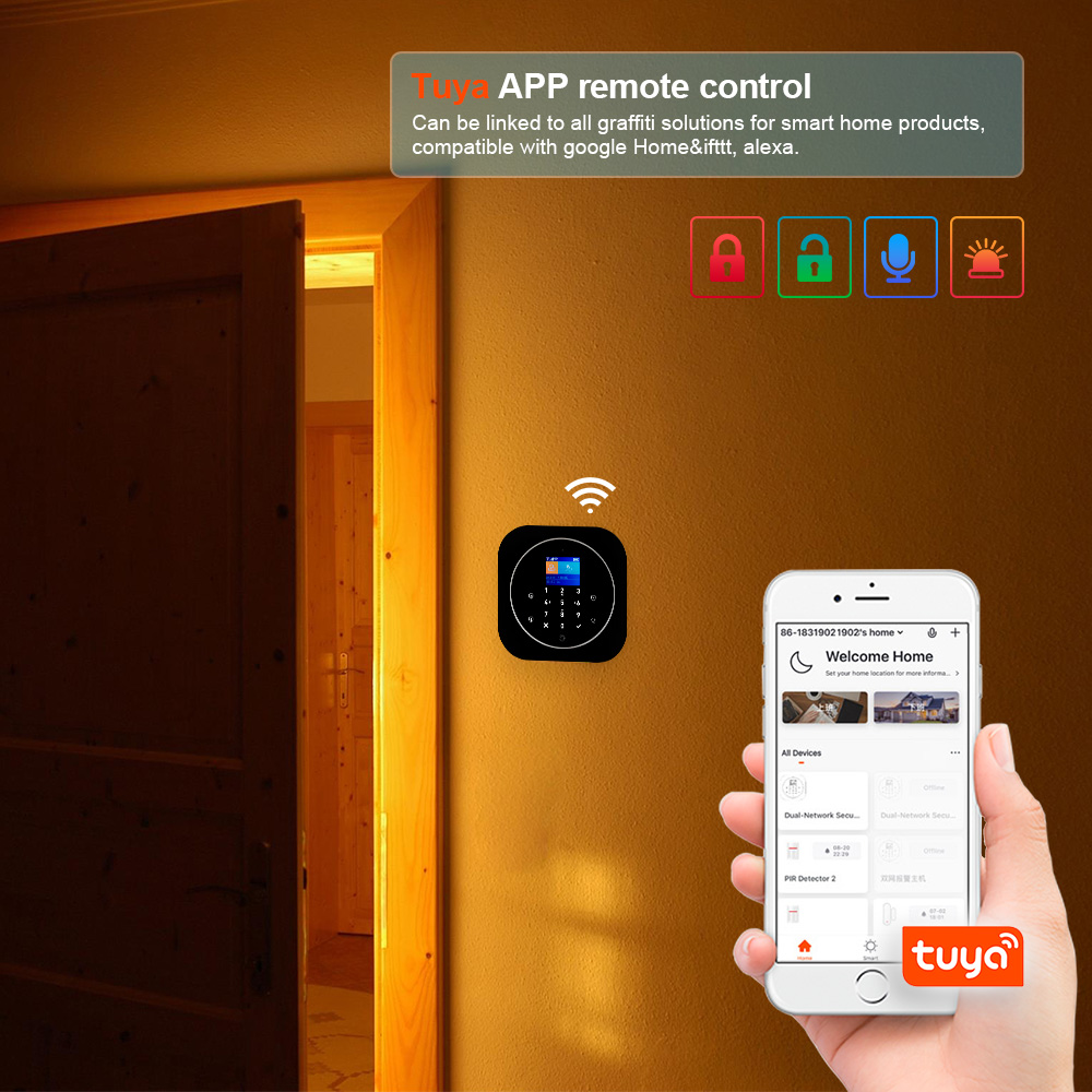 KERUI G12 Wireless Tuya Home A - Smart Home Automation Diy recension och pris