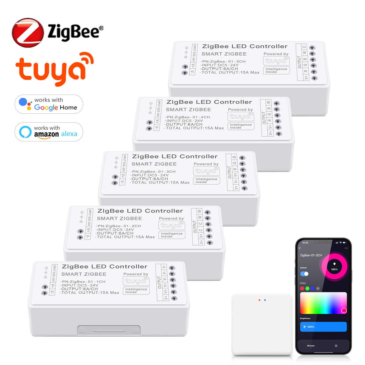 Zigbee 3.0 CCT RGBW RGB LED St - Zigbee Coordinator Stick recension och pris