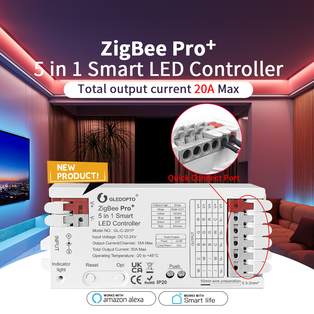GLEDOPTO ZigBee 3.0 Pro+ 2 in  - Zigbee Coordinator Stick recension och pris