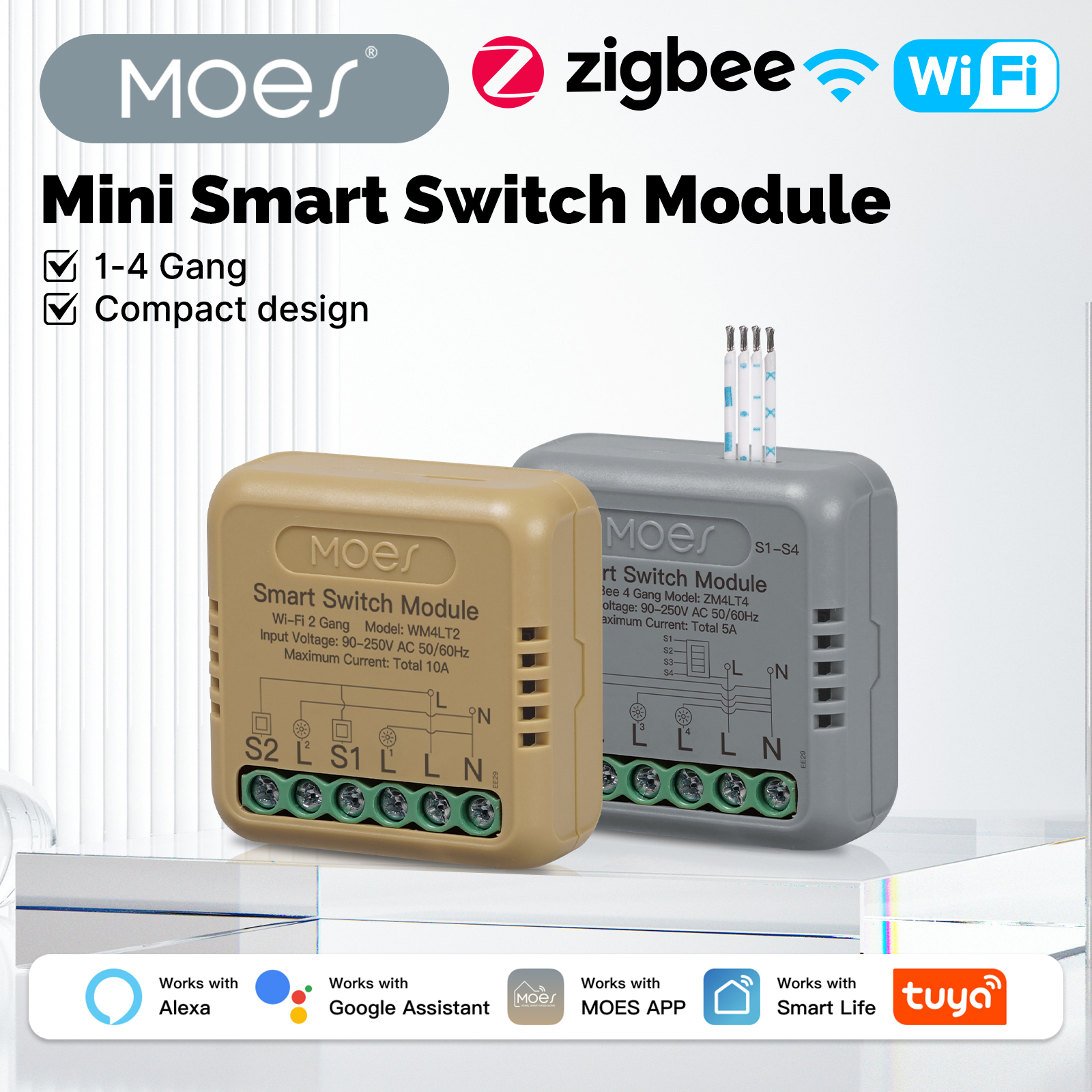MOES Tuya WiFi Zigbee Mini DIY - Smart Home Automation Diy recension och pris