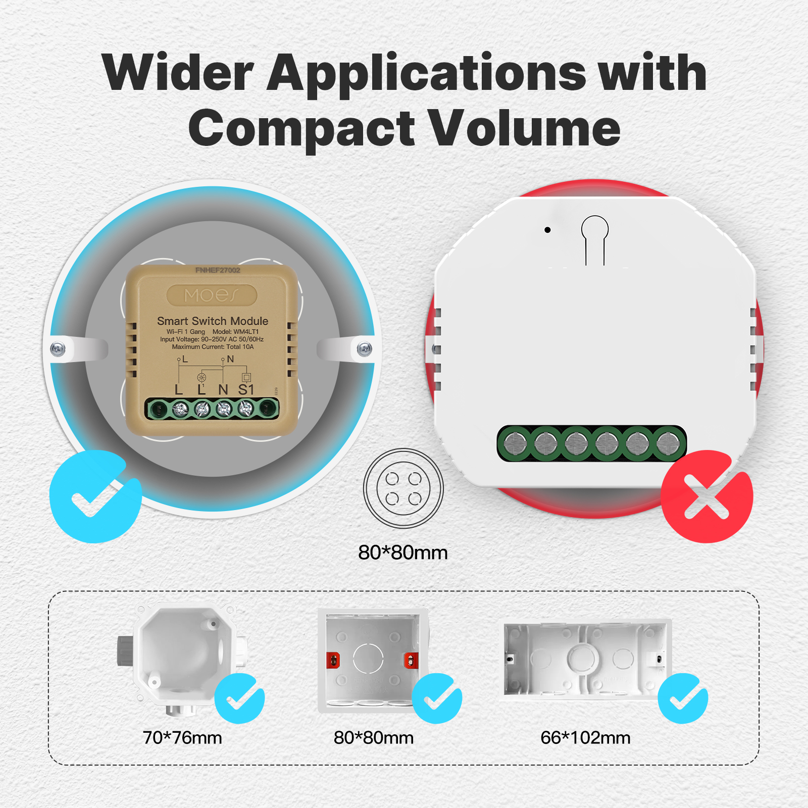 MOES Tuya WiFi Zigbee Mini DIY - Smart Home Automation Diy recension och pris