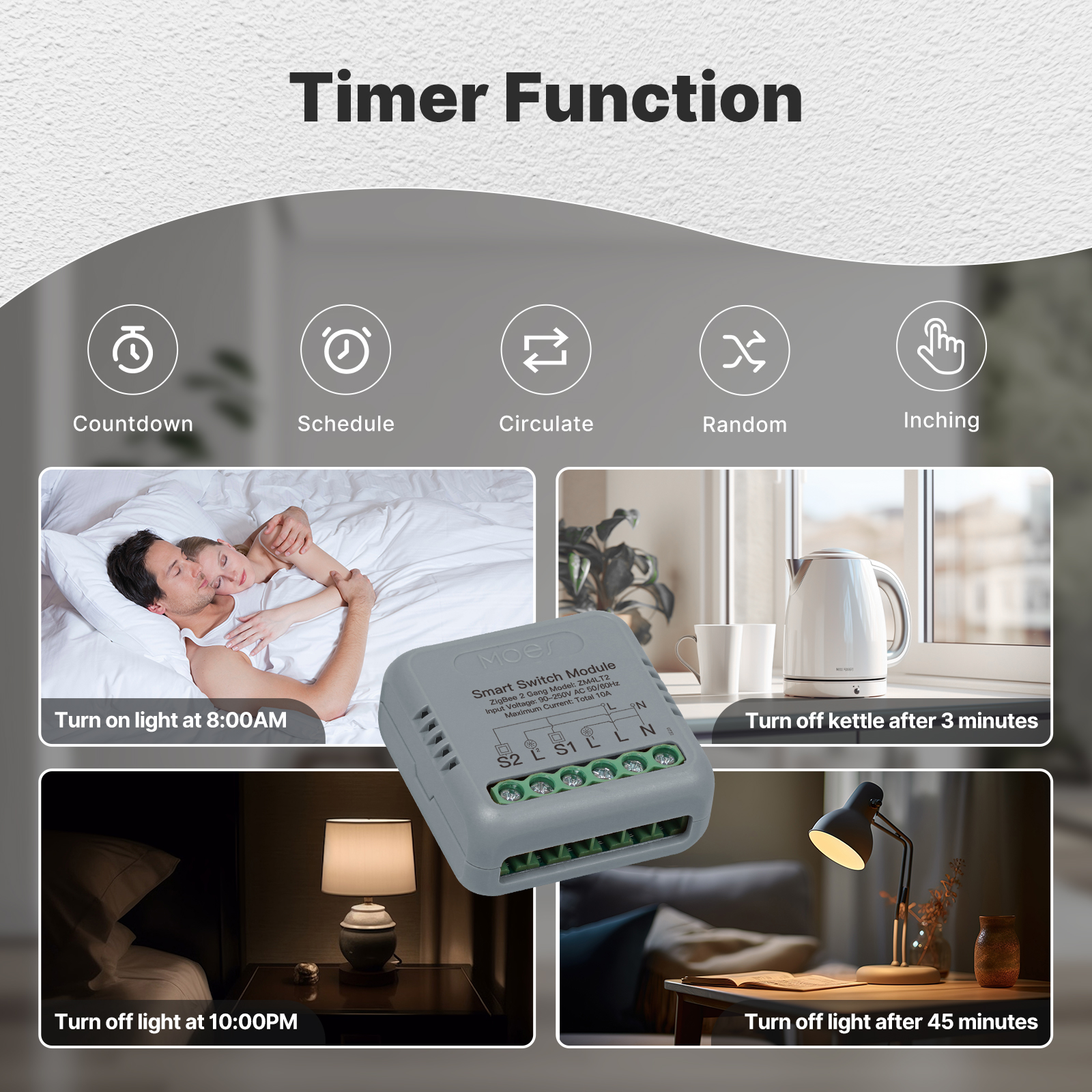 MOES Tuya WiFi Zigbee Mini DIY - Smart Home Automation Diy recension och pris