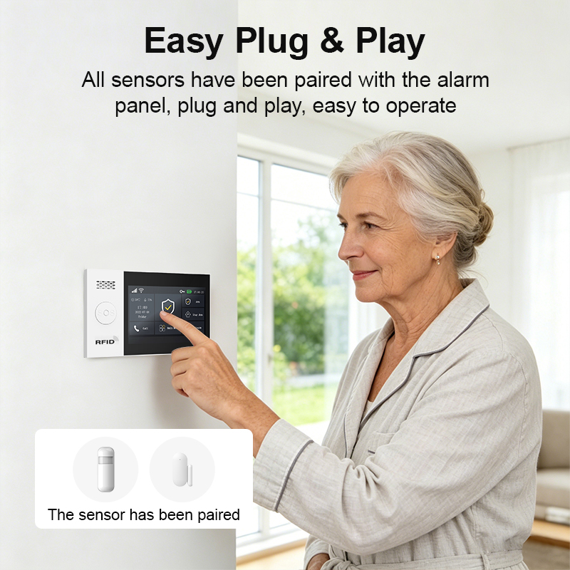 PGST 2G WiFi Alarm System Kit  - Smart Home Automation Diy recension och pris