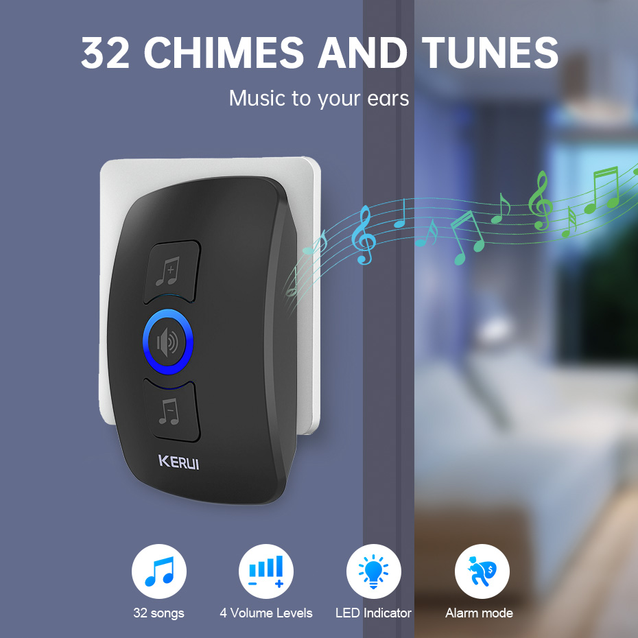 KERUI M525 Door Bell Chime Kit - Smart Home Automation Diy recension och pris