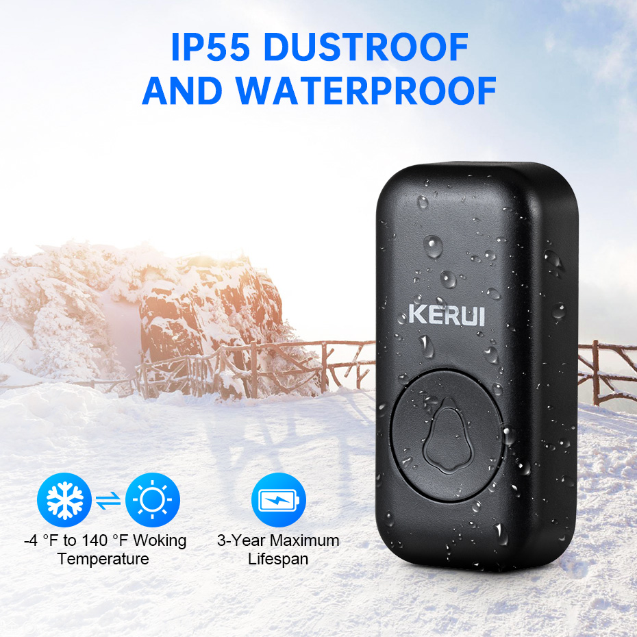 KERUI M525 Door Bell Chime Kit - Smart Home Automation Diy recension och pris